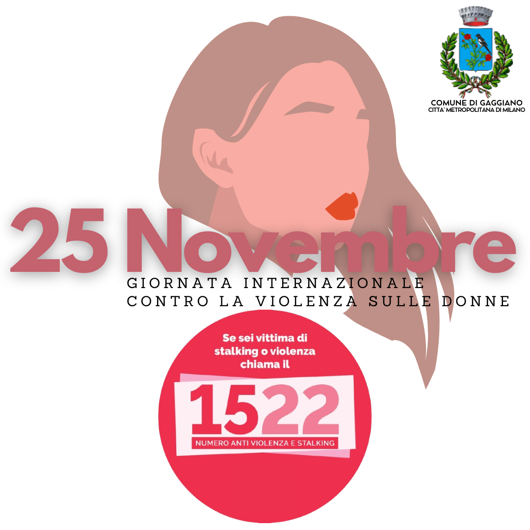 25 NOVEMBRE - Giornata Internazionale contro la violenza sulle Donne