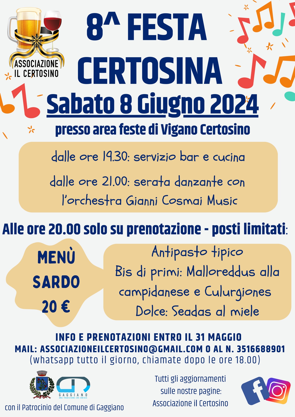 8^ Festa Certosina