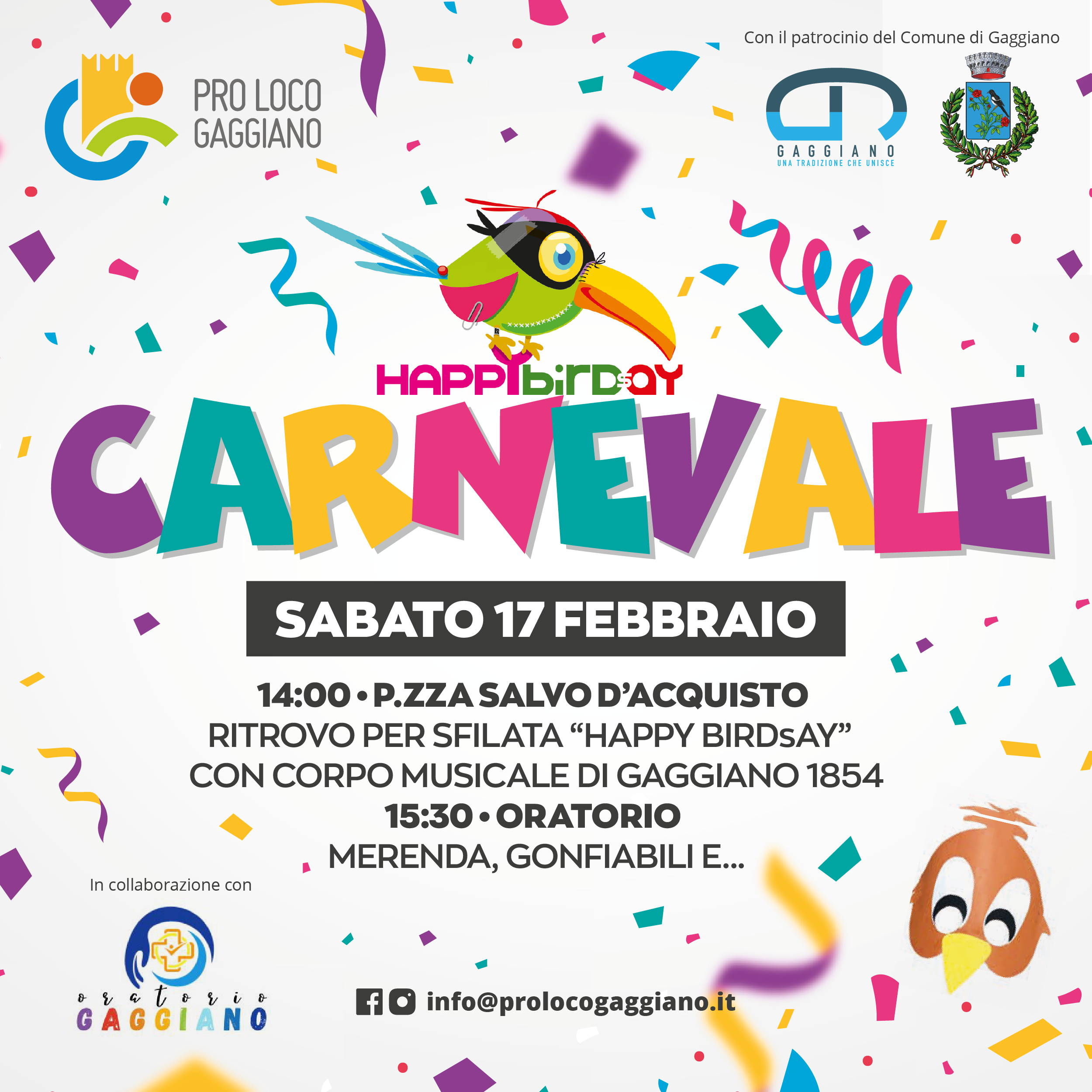 Passeggiata mascherata di carnevale