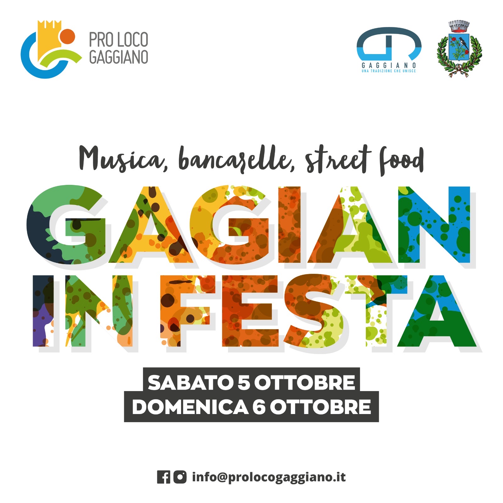 Gagian in festa 5 ottobre - 6 ottobre