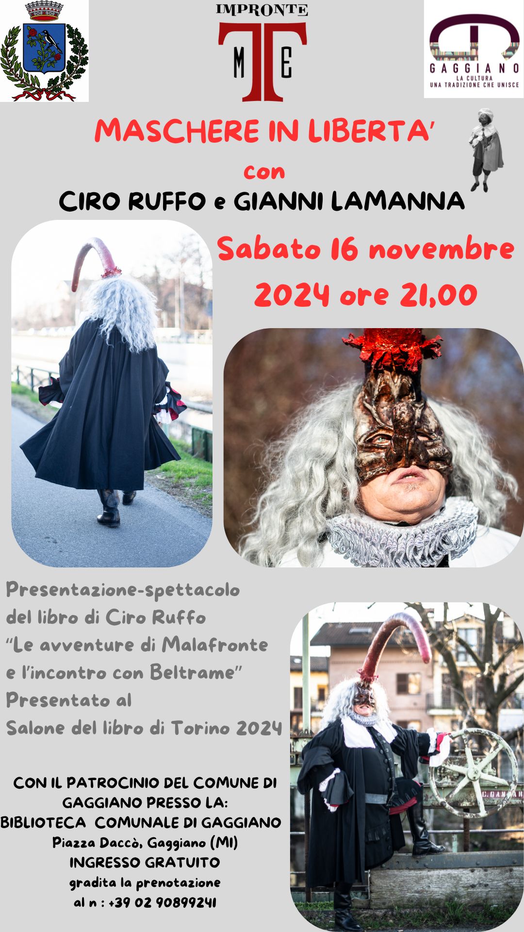 Le avventure di Malafronte e l'incontro con Beltrame - 16 novembre