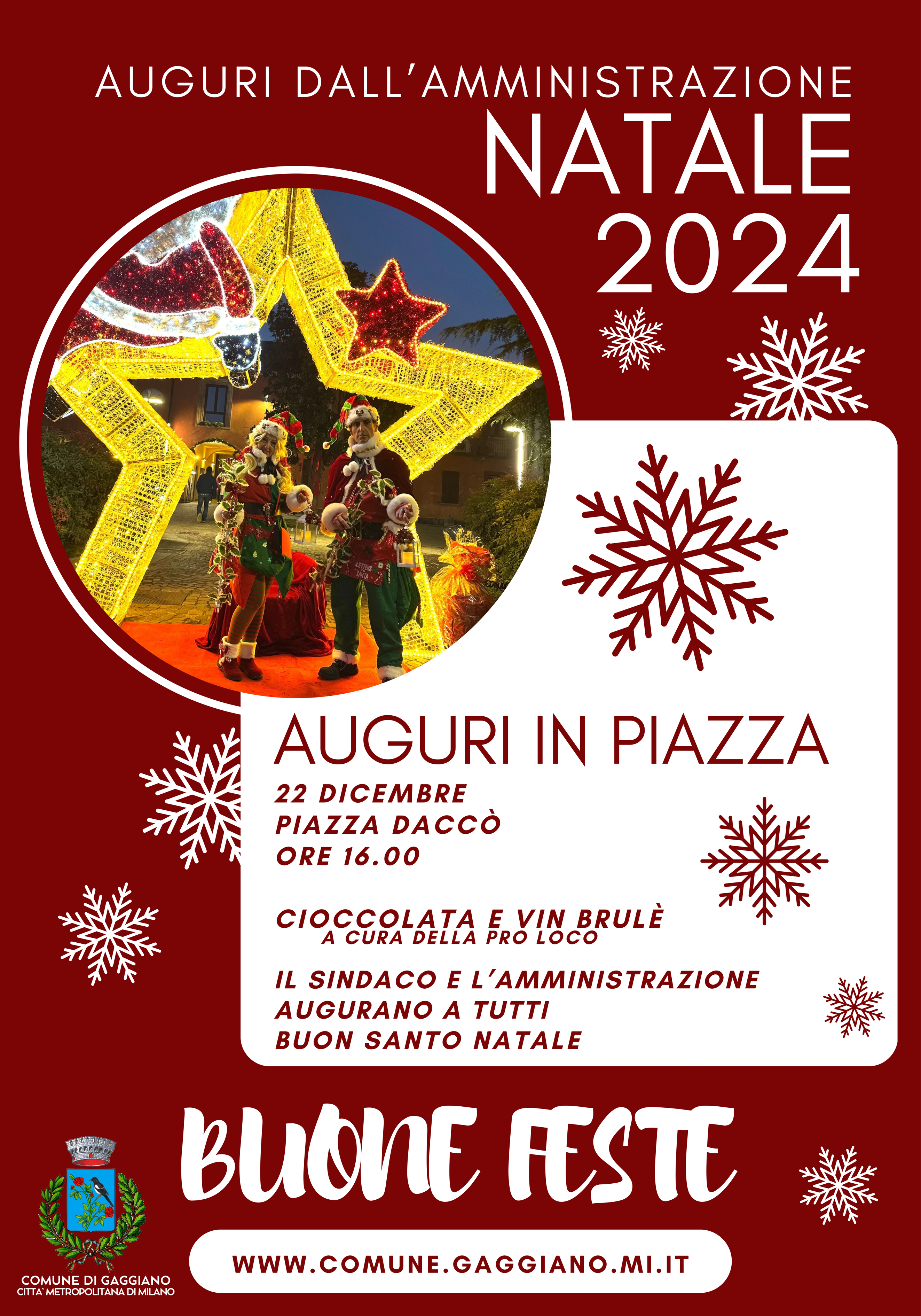 Auguri dall'Amministrazione 