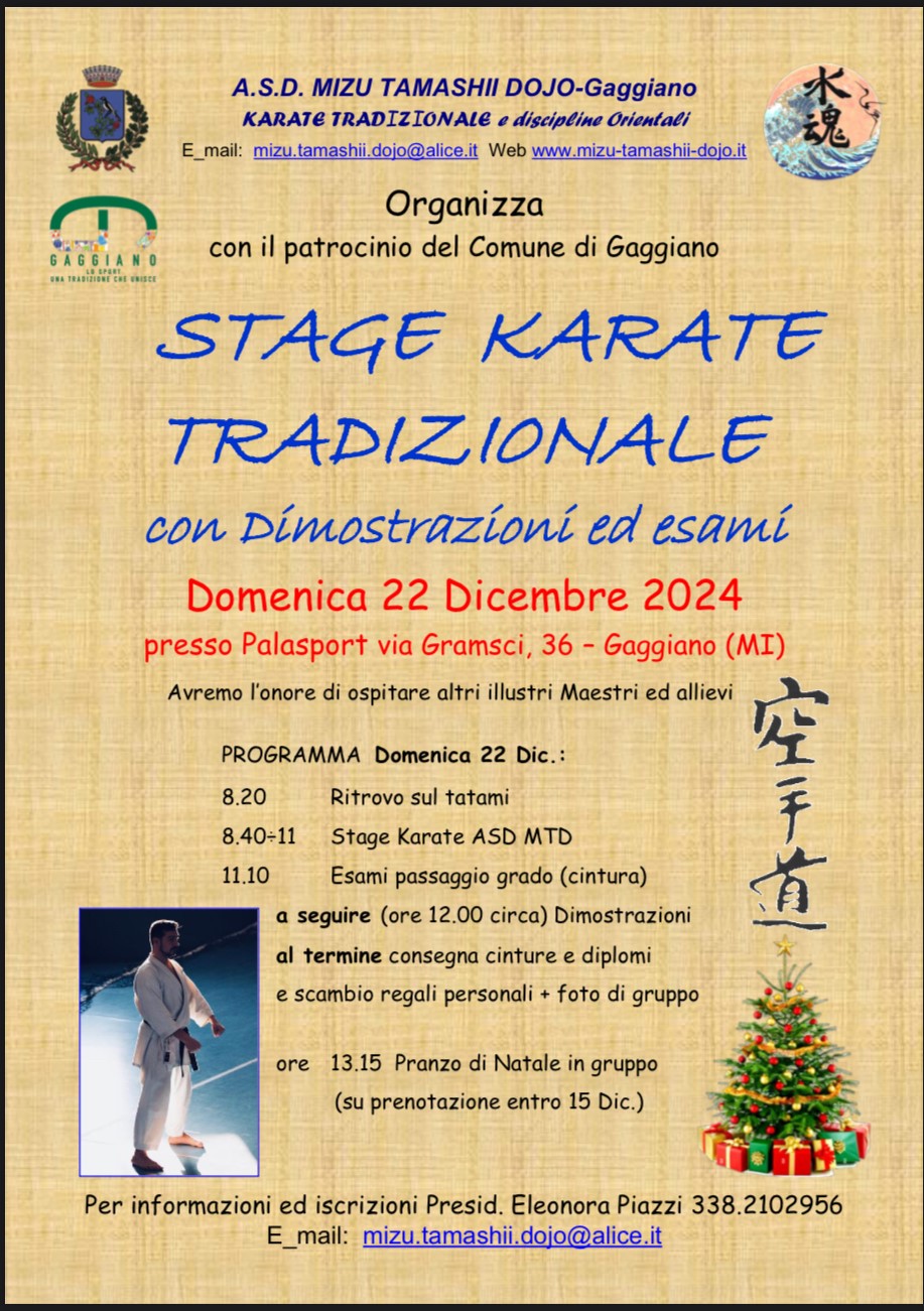 Stage Karate Tradizionale 