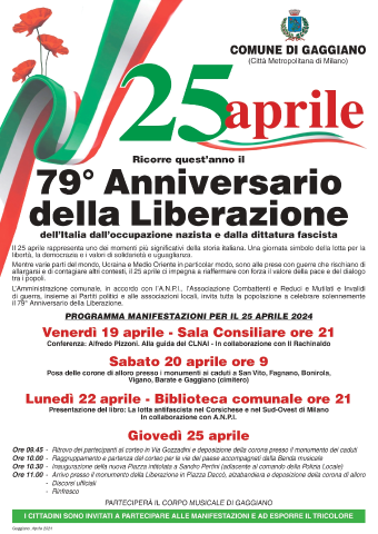 25 Aprile -  Festa della Liberazione