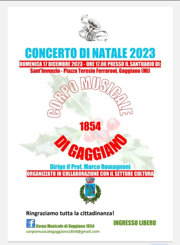 Concerto di Natale 2023