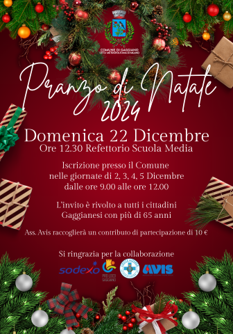 Pranzo di NATALE 2024